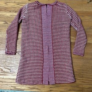 Talbots 100% Marino Wool Long Cardigan